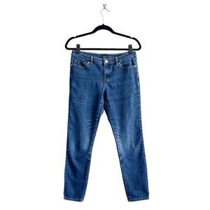 Michael Kors Women's Blue 5 Pocket Style Skinny Leg Jeans Size 6